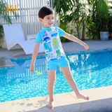 Bộ bơi bé trai cộc rời Xanh bạch tuộc, 361 (SLY195002)