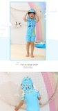 Bộ bơi bé trai cộc liền xanh Sea hình cá 361 (SLY195001)