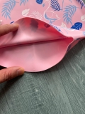 Mũ bơi Silicone người lớn, màu hồng, hình lá YouYou