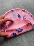Mũ bơi Silicone người lớn, màu hồng, hình lá YouYou