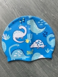 Mũ bơi trẻ em khủng long màu Xanh 361 (3-10 tuổi)