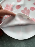 Mũ bơi Silicone người lớn, màu trắng, hình lá hồng YouYou