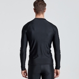 Áo bơi nam đen dài tay Sbart 760 Waterman
