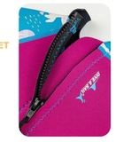 Bộ bơi dài giữ nhiệt, hồng tay xanh, hình pony, vải dày 2.5mm, Dive & Sail -M151571K