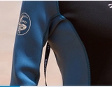 Bộ bơi giữ nhiệt nữ dài liền, xanh đen, vải dày 2.0mm Sbart 1510