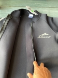 Áo bơi giữ nhiệt nam đen, kéo khoá, dày 1.5mm, Sbart 1431