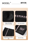 Bộ bơi nữ summer, cộc dáng rời, vải chống nắng, hãng 361