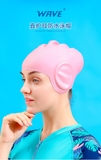 Mũ bơi chống nước, thiết kế che tai, cho người tóc dài, Wave