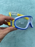 Kính bơi mắt liền trẻ em, 361, màu xanh vàng, chống nước