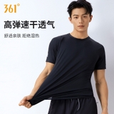 Bộ bơi nam đen, dáng cộc rời, quần 2 lớp, vải cao cấp chống nắng, 361