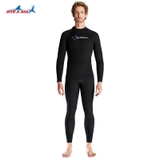 Bộ bơi giữ nhiệt nam, màu đen, dáng liền, vải dày 1.5mm, DiveSail D130212M-EU
