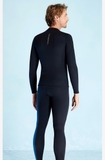 Bộ bơi giữ nhiệt nam, dài tay dáng rời, màu đen, vải dày 1.5mm Dive Sail