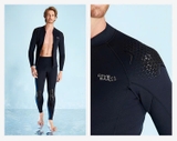 Bộ bơi giữ nhiệt nam, dài tay dáng rời, màu đen, vải dày 1.5mm Dive Sail