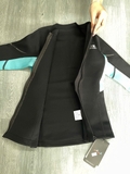 Bộ bơi nữ giữ nhiệt, dài tay, màu đen xanh, vải dày 1.5mm, Dive Sail