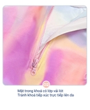 Bộ bơi bé gái dài tay, màu hồng, vải cao cấp chống nắng, Momasong (Korea)