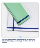 Bộ bơi bé trai dài tay, trắng tay xám, vải chống nắng UPF50+, Momasong(Korea)