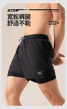 Quần bơi, biển nam, dáng 2 lớp, chính hãng 361, màu đen