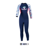 Bộ bơi giữ nhiệt màu than, dáng dài liền, vải dày 2.5mm, Dive & Sail
