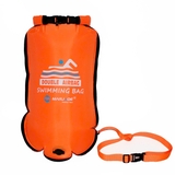 Phao bơi an toàn bơi hồ, sông, biển, màu cam, viền đen, 28L Marjaqe