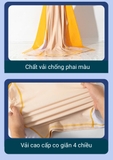 Bộ bơi bé trai chống nắng UPF50+, màu trắng tay vàng, dài tay, Paradise, YUKE