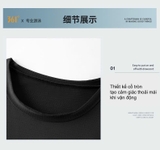 Bộ bơi nam cộc tay, vải chống nắng UPF50+, màu xám, quần 2 lớp, 361