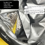 Túi chống nước 2 tầng, kiểu 2 quai, chống lạnh, dã ngoại, du lịch, 20L, Marjaqe