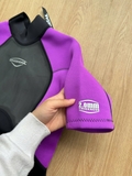 Bộ bơi giữ nhiệt nữ, dáng cộc liền, màu tím đen, vải dày 2.0mm, Dive Sail