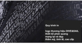 Áo bơi giữ nhiệt dài tay, kéo khoá, màu đen, vải dày 3.0mm Dive & Sail