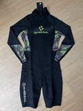 Bộ bơi giữ nhiệt dài tay, màu đen hông xanh, vải dày 1.5mm Dive & Sail