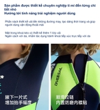 Bộ bơi chống lạnh trẻ em, dài tay đen xanh, khủng long, vải dày 1.5mm, Dive & Sail