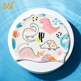 Mũ bơi trẻ em 361, hình cá, chống thấm nước, không gây khó chịu, dùng được cho tóc dài