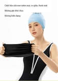 Mũ bơi 361 silicone co giãn, che tai chống nước, cỡ lớn phù hợp vòng đầu to người lớn
