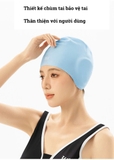 Mũ bơi 361 silicone co giãn, che tai chống nước, cỡ lớn phù hợp vòng đầu to người lớn