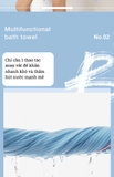 Khăn tắm nhanh khô 361, khoác choàng liền mũ, thấm hút nhanh, tắm biển, bơi, chơi thể thao