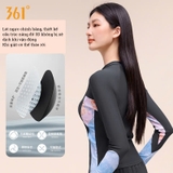 Bộ bơi nữ 361, dài tay, chống nắng UPF 50+, giúp dáng thon gọn, hàng cao cấp