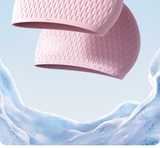 Mũ bơi silicone 361 người lớn, kích thước lớn cho người tóc dài, chống nước, co giãn cao