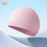Mũ bơi silicone 361 người lớn, kích thước lớn cho người tóc dài, chống nước, co giãn cao
