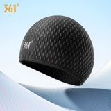 Mũ bơi silicone 361 người lớn, kích thước lớn cho người tóc dài, chống nước, co giãn cao