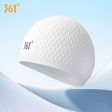 Mũ bơi silicone 361 người lớn, kích thước lớn cho người tóc dài, chống nước, co giãn cao