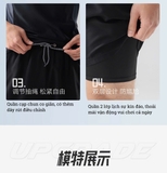 Bộ bơi nam 361, dài tay chống nắng UPF 50+, thoáng khí mau khô, màu đen, Training