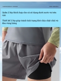 Bộ bơi nam 361, dài tay chống nắng UPF 50+, thoáng khí mau khô, Training, màu xám