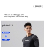 Bộ bơi nam 361, dài tay chống nắng UPF 50+, kháng Clo, Racing, màu đen