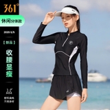 Bộ bơi nữ 361 dài tay dáng rời, chống nắng UPF 50+, co giãn thoáng khí