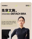 Bộ bơi nữ 361 dài tay, dáng rời, UPF 50+ bảo vệ da sứa biển, chày sước, màu đen