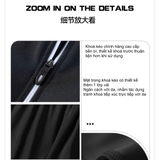 Bộ bơi nữ 361, dài tay chân, chống nắng UPF 50+, màu đen, quần liền 2 lớp