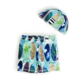 Set quần mũ bơi cho bé xanh cá Momasong (Korea)