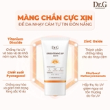 Kem chống nắng da dầu nâng tone DrG Brightening Up Sun+ SPF50+ PA+++ 50ml