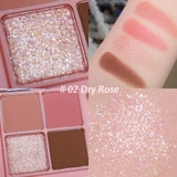 Bảng Màu Mắt 4 Ô Romand Better Than Eyes 02 Dry Rose