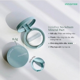 Phấn phủ nén kiềm dầu Innisfree No Sebum Mineral Pact 8.5g