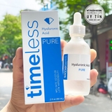 Tinh chất dưỡng ẩm, cấp nước Timeless Hyaluronic Acid 100% Pure 60ml